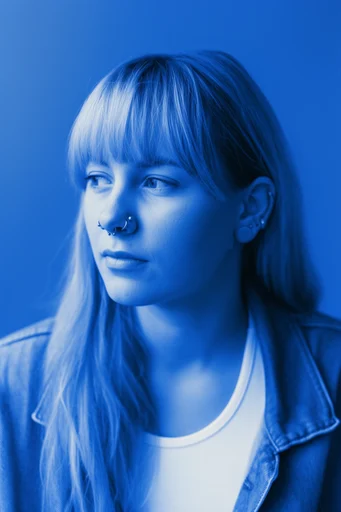 Cinematic Cobalt Minimalism style reference image — cinematic low-key mood
