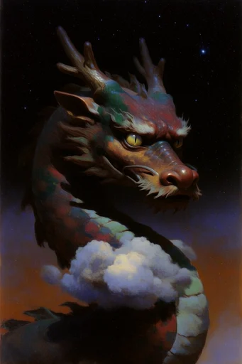 Celestial Surrealist Synthesis style reference image — celestial body juxtaposition