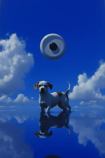 Luminous Surrealist Sky style reference image — dreamlike composition