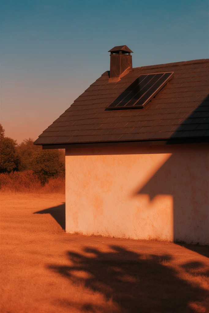 Sun-Drenched Minimalist Architecture style AI image example 2