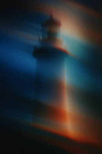 Luminous Analog Dissociation style reference image — glowing light leaks