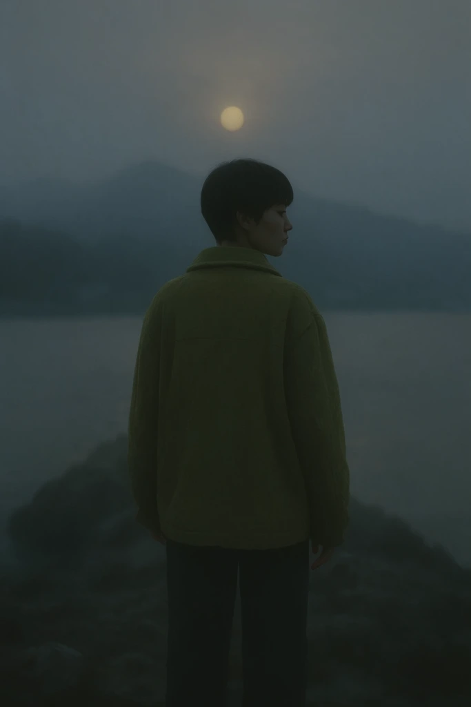 Atmospheric Somber Realism style AI image example 1