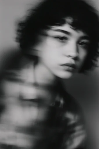 Haunting Kinetic Monochrome moodboard — generate AI images in this style