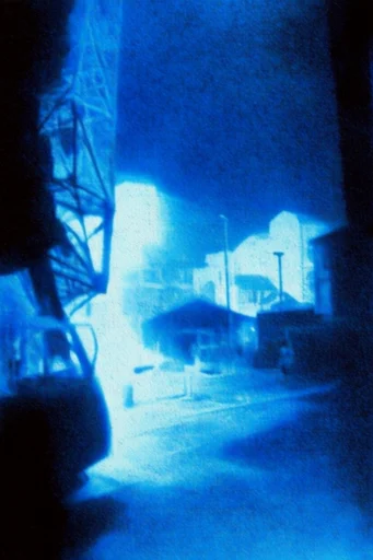 Luminous Cobalt Nocturne style reference image — bioluminescent cyanotype
