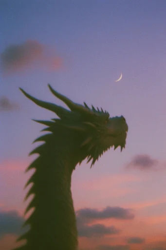 Ethereal Twilight Nostalgia style reference image — dramatic light leaks