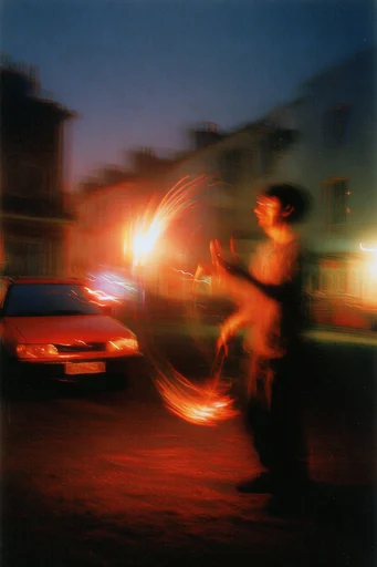 Ethereal Nocturnal Luminescence style reference image — long exposure