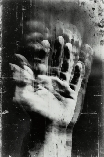 Spectral Analog Gothic style reference image — ethereal motion blur