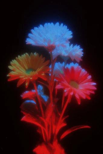 Analog CRT Glitchcore style reference image — lo-fi digital decay