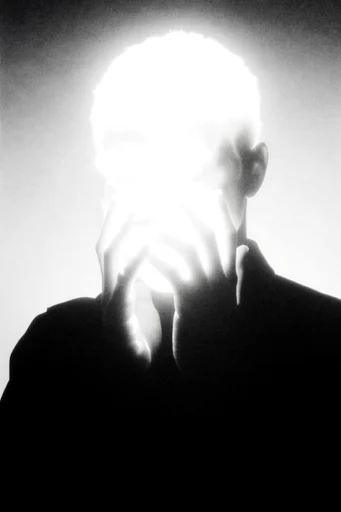 Spectral Monochrome Halation moodboard — generate AI images in this style