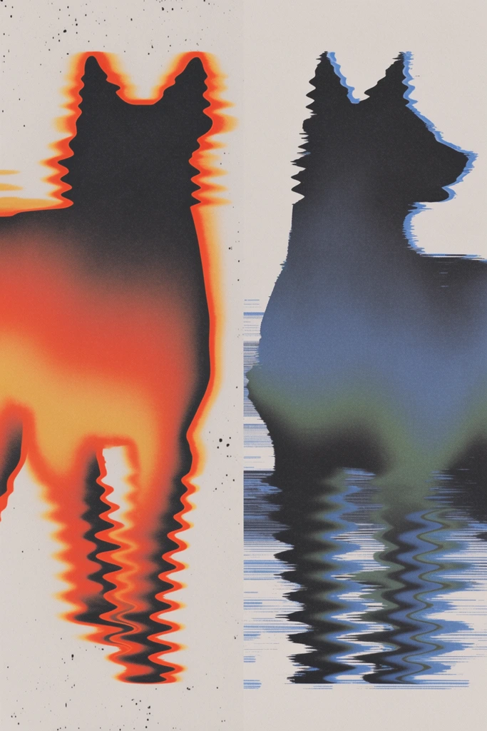 Spectral Glitch Aura style AI image example 3