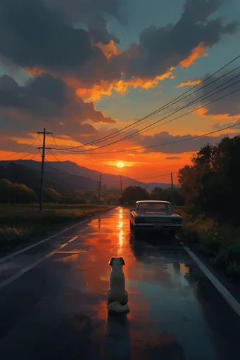 Cinematic Nocturnal Transit style reference image — high contrast composition