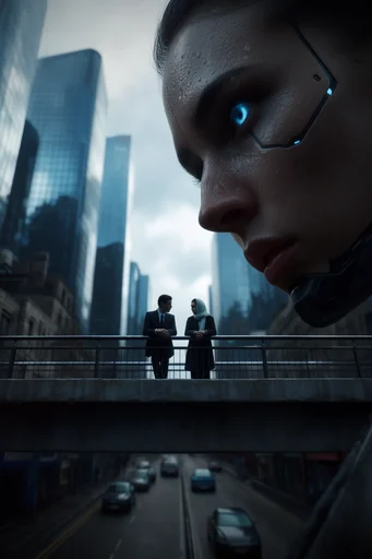 Ethereal Cybernetic Surrealism style reference image — dreamy editorial aesthetic