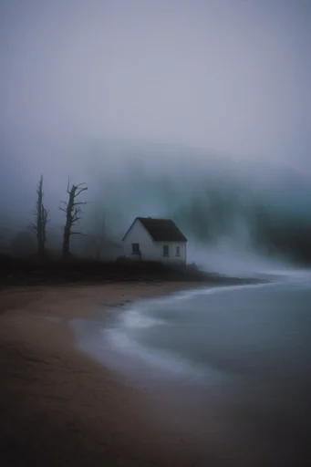 Atmospheric Melancholic Liminality style AI image example 4