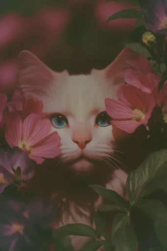 Ethereal Analog Decay style reference image — desaturated jewel tones