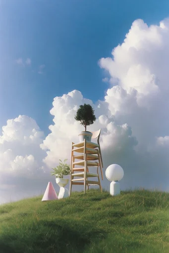 Surreal Liminal Pastoral style reference image — surreal minimalism