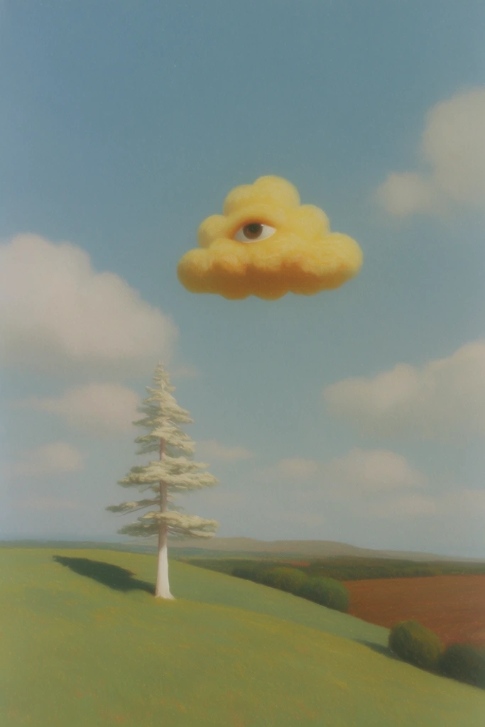 Nostalgic Surrealist Editorial style AI image example 2