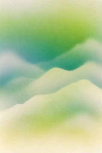 Luminous Grainy Etherealism style reference image — heavy grain texture