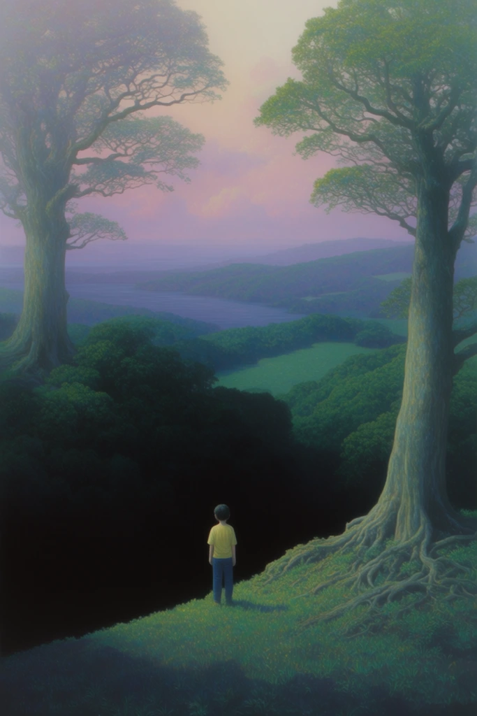 Enchanted Nocturnal Realism style AI image example 1