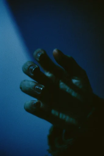 Cinematic Noir Realism style reference image — analog film grain
