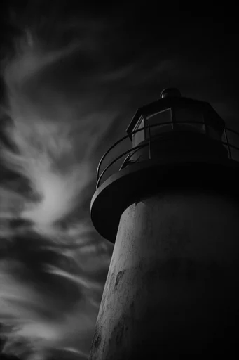 Spectral Analog Noir style reference image — low-key photography