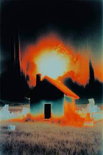 Apocalyptic Thermal Nocturne style AI image example 4