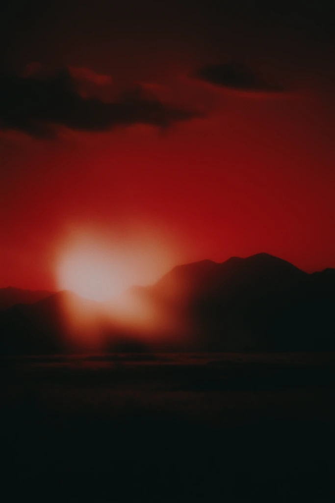 Ethereal Crimson Noir style AI image example 2