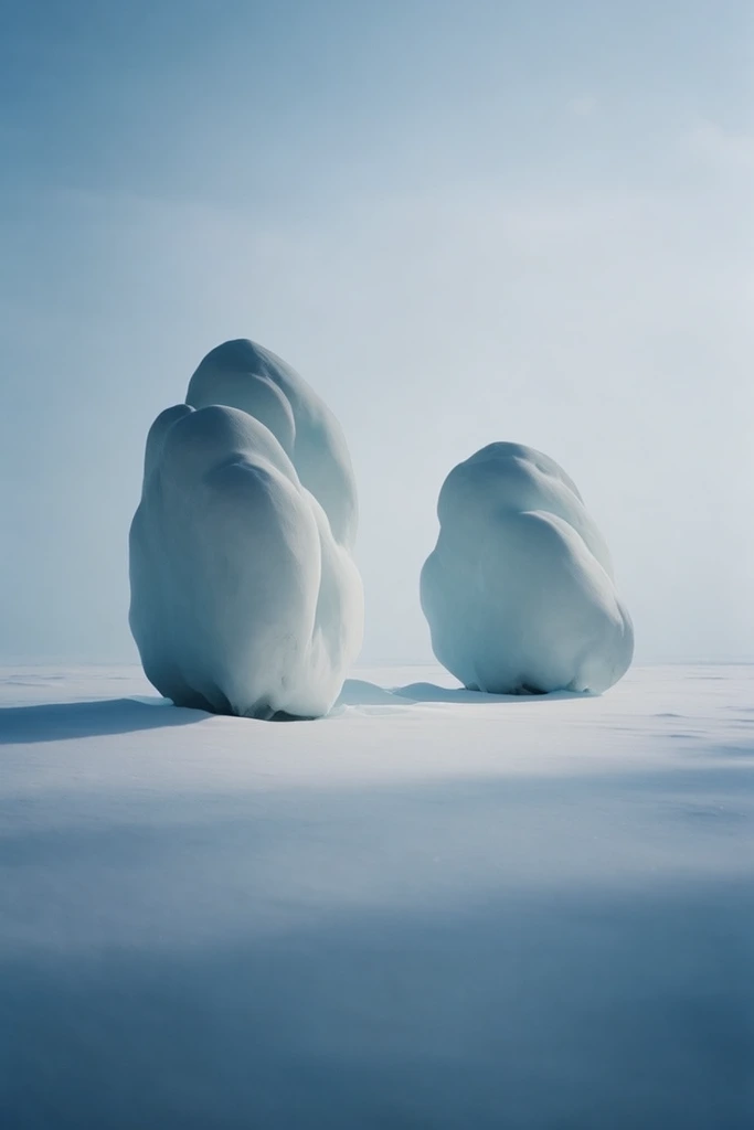 Clinical Ethereal Minimalism style AI image example 2