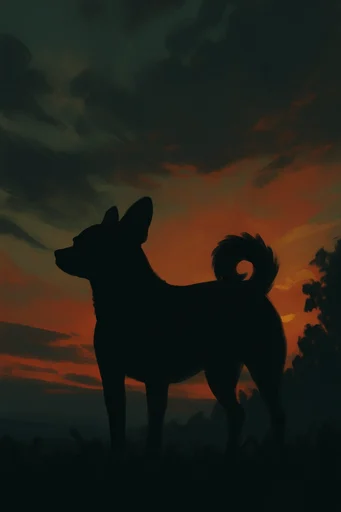 Dystopian Gothic Noir style reference image — moody cinematic composition