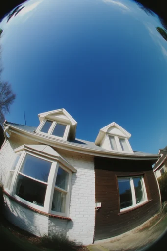 Dynamic Fisheye Streetwear style AI image example 4