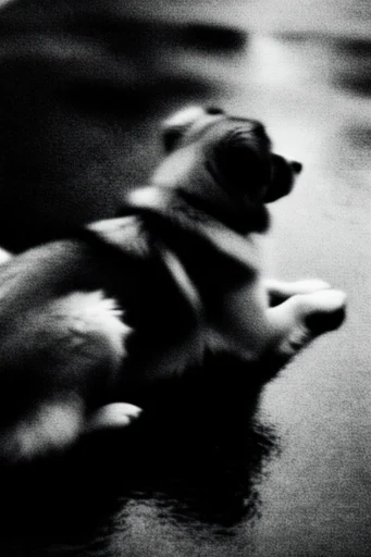 Submerged Noir Grain style reference image — liminal mystery