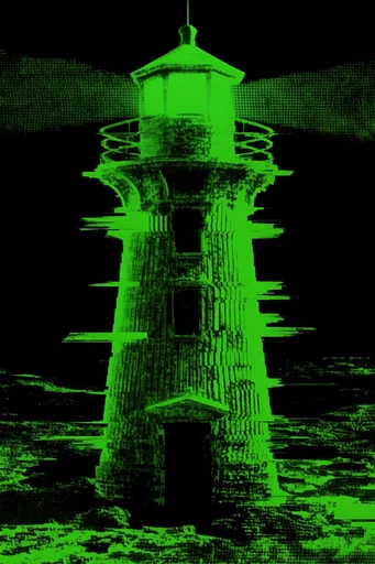Toxic Glitch Dissonance style reference image — distressed screenprint texture