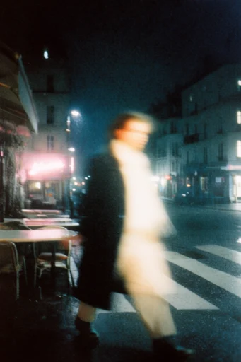 Cinematic Nocturnal Blur style reference image — lo-fi aesthetic