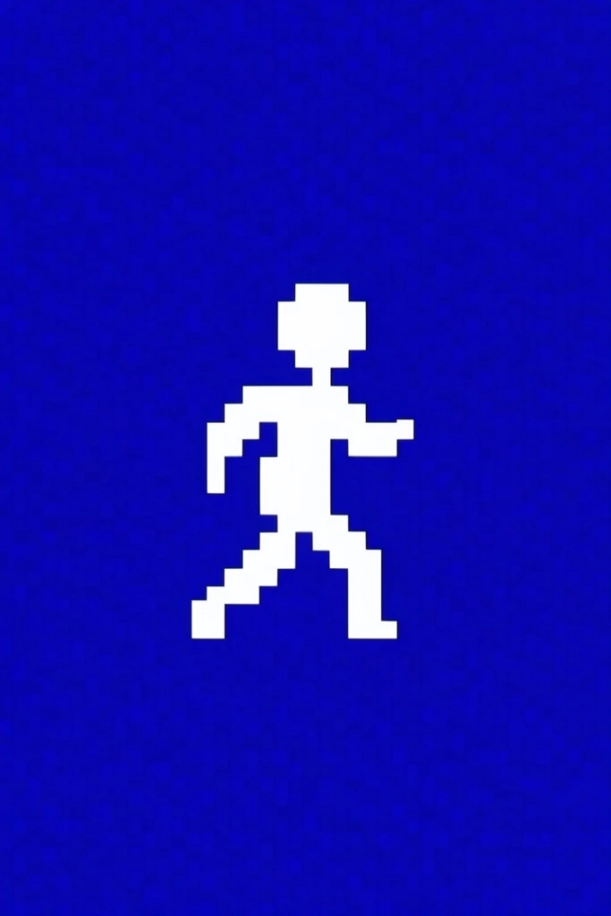 Retro Digital Minimalism style AI image example 1