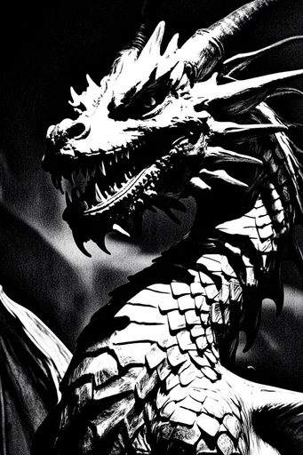 Gritty Chiaroscuro Noir style reference image — stippled ink texture