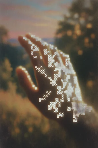 Ethereal Digital Archival style reference image — painterly texture