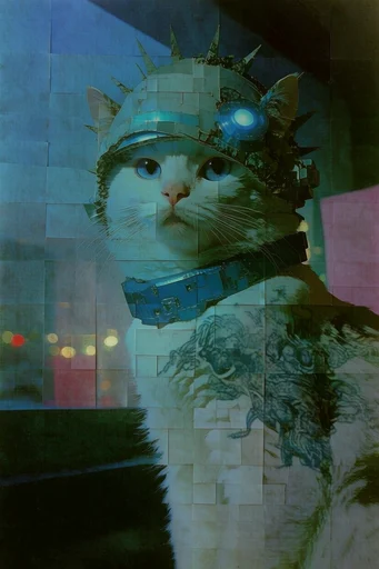 Deconstructed Analog Surrealism style reference image — deconstructed landscape
