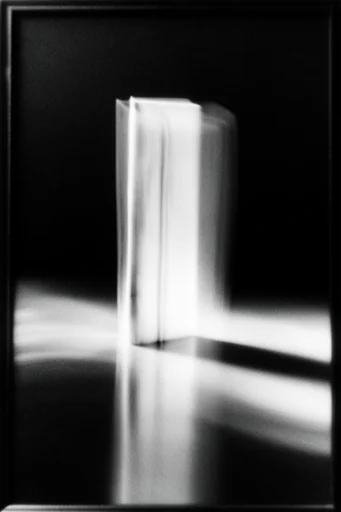 Ethereal Noir Motion style reference image — extreme motion blur