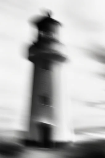 Kinetic Spectral Monochrome style reference image — cinematic film grain