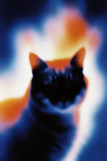 Luminescent Thermal Etherealism style reference image — high-contrast chromatic diffusion