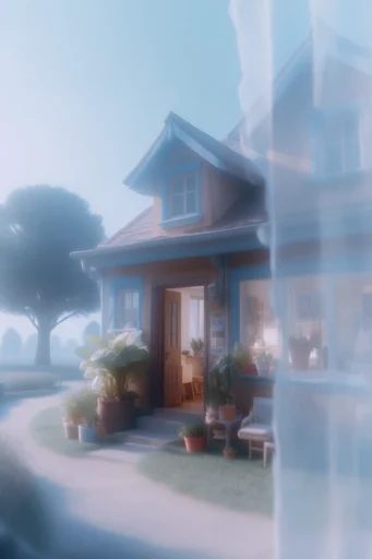 Ethereal Melancholic Dreamscape style reference image — muted color palette