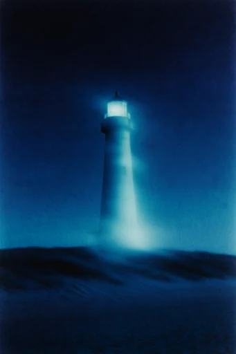 Spectral Indigo Noir style reference image — motion blur atmosphere