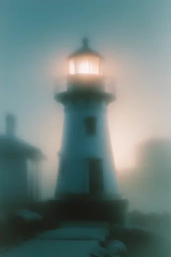 Ethereal Spectral Noir style reference image — atmospheric mist
