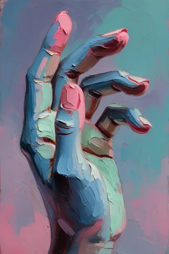 Tactile Impasto Expressionism style reference image — expressive gestural brushstrokes