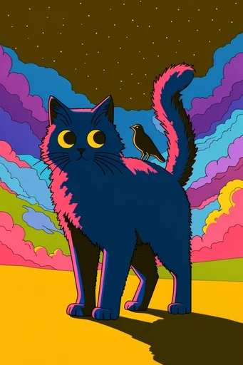 Bold Retro Pop Illustration style reference image — retro nostalgic mood
