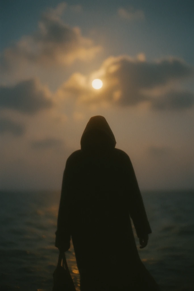 Cinematic Twilight Melancholia style AI image example 1