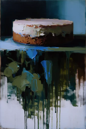 Submerged Chiaroscuro Mysticism style reference image — gestural brushstrokes