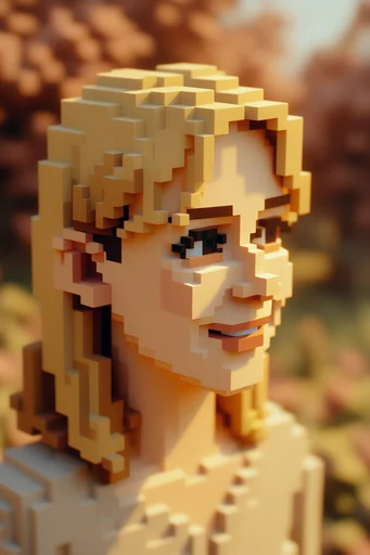 Cinematic Voxel Dioramas moodboard — generate AI images in this style