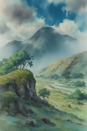 Melancholic Folklore Animation style reference image — folklore illustration