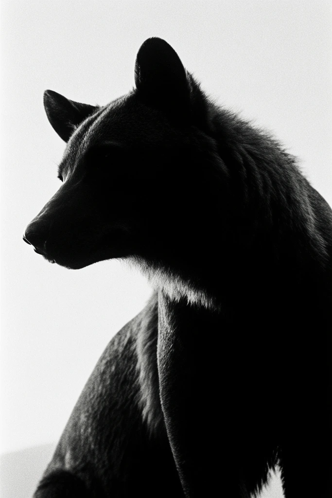 Gritty Monochrome Noir style AI image example 3