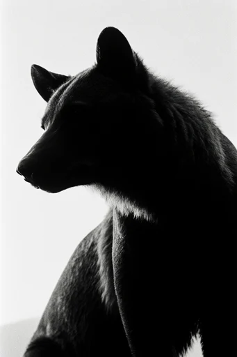Gritty Monochrome Noir style reference image — distressed analog texture